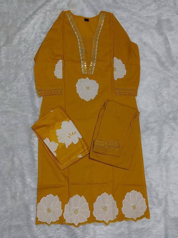 Jaipuri 3pcs Kurti manufacturers and suppliers in Surat